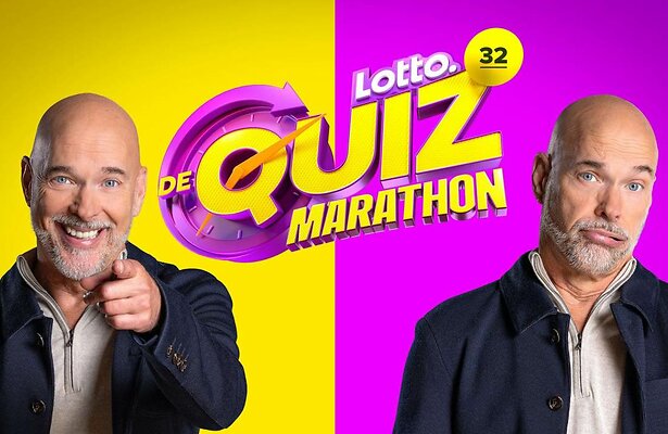 Rob Kamphues voor Lotto De Quizmarathon
