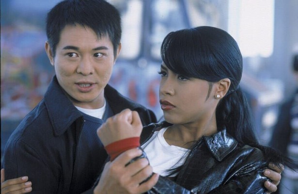 Jet Li en Aaliyah in Romeo Must Die