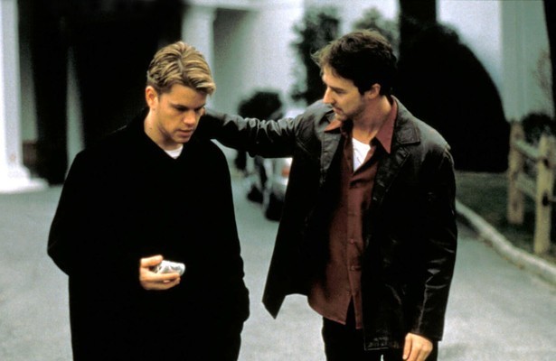 Matt Damon en Edward Norton in Rounders