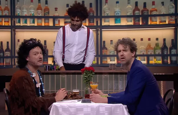 Niels van der Laan en Jeroen Woe in Even Tot Hier