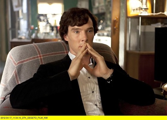 Sherlock stottert zich door speech