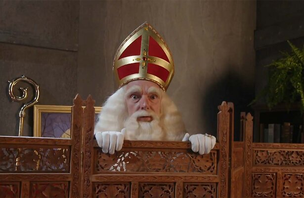 Sinterklaas blijft poedelnaakt achter