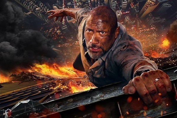 Dwayne Johnson en de brandende wolkenkrabber