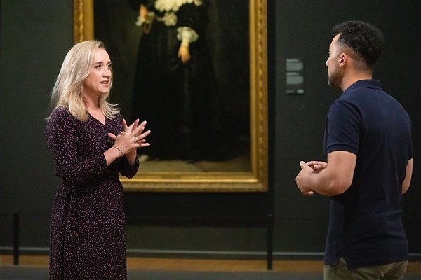 Eva Jinek op het canvas