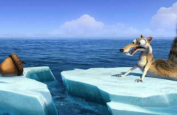 Chris Wedge als Scrat in Ice Age: Continental Drift