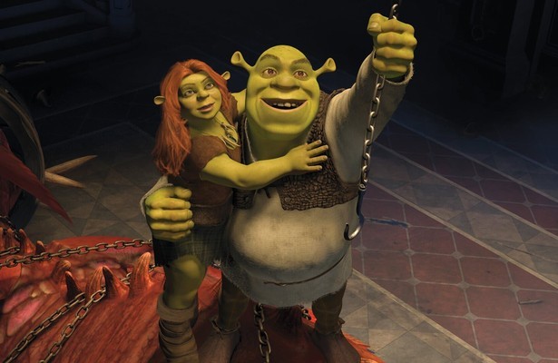 Shrek en Fiona in Shrek Forever After