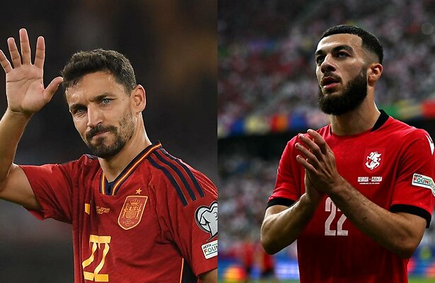 Jésus Navas van Spanje en Georges Mikautadze van Georgië