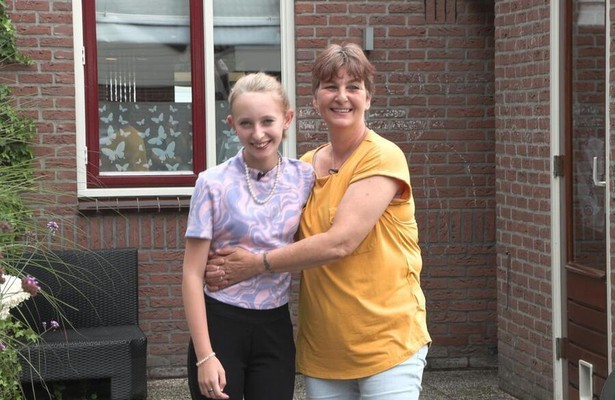 Moeder Jolanda en dochter Kyana