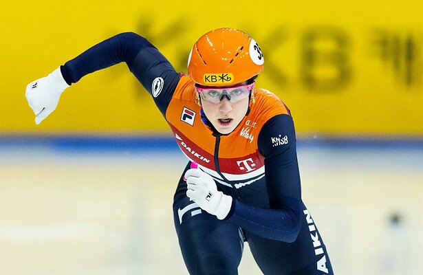 Suzanne Schulting op WK Shorttrack 