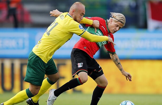 Dogan Erdogan (Fortuna Sittard) & Magnus Mattsson (NEC)