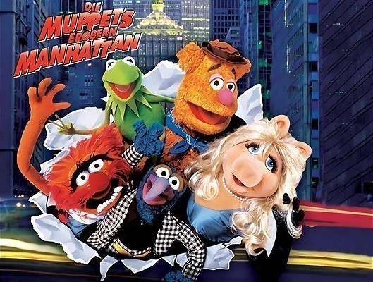 Kermit en Miss Piggy gaan naar New York