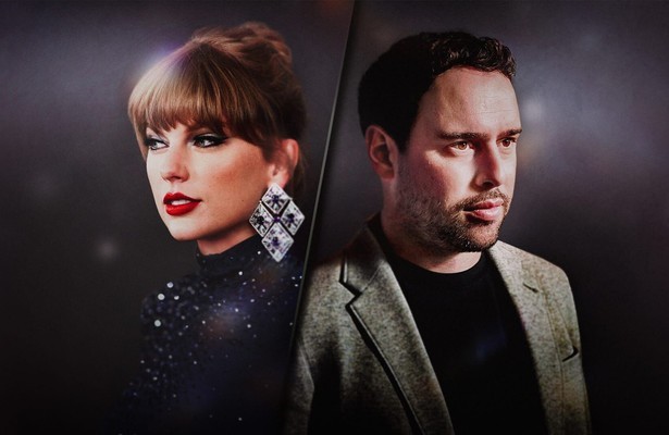 Taylor Swift en Scooter Braun