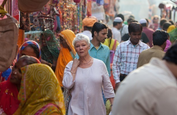 Judi Dench in The Best Exotic Marigold Hotel
