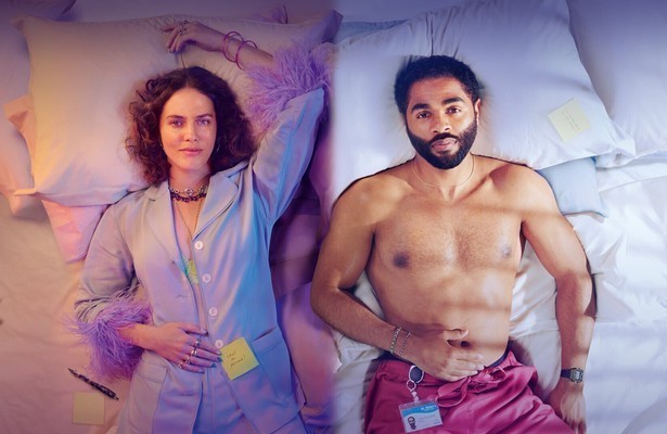 Jessica Brown Findlay en Anthony Welsh in The Flatshare