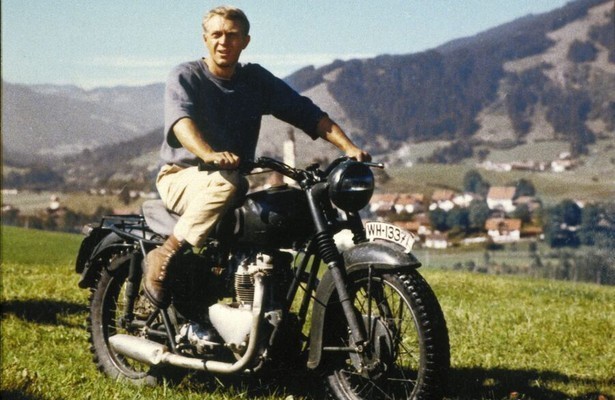 Steve McQueen in The Great Escape