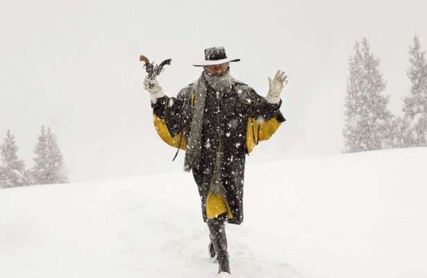 Samuel L. Jackson als Major Marquis Warren in The Hateful Eight