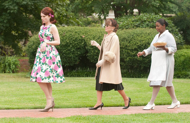 Emma Stone en Viola Davis in The Help