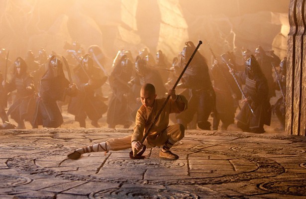 Noah Ringer als Aang in The Last Airbender