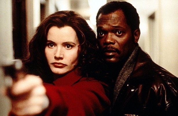 Geena Davis en Samuel L. Jackson in The Long Kiss Goodnight