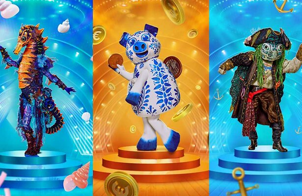 Zeepaard, Spaarvarken en Schildpad in The Masked Singer 2024
