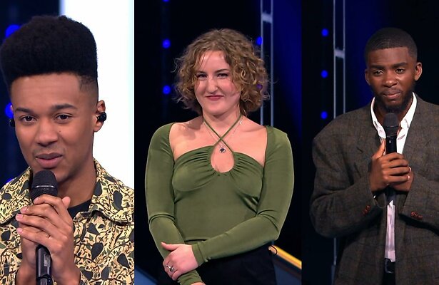 Jefferson, Marilène en Gideon uit The Talent Scouts 2023