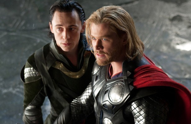Chris Hemsworth en Tom Hiddleston