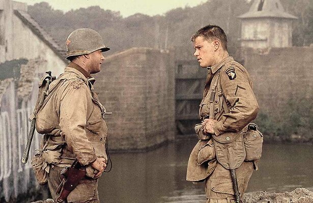 Tom Hanks en Matt Damon in Saving Private Ryan
