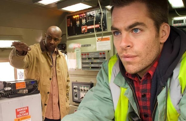 Chris Pine en Denzel Washington in Unstoppable
