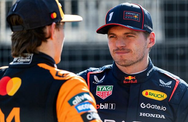 Max Verstappen en Oscar Piastri