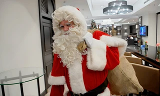 Weihnachtsmänner im Einsatz