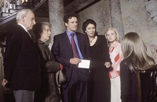 Colin Firth en Amanda Bynes in What a Girl Wants