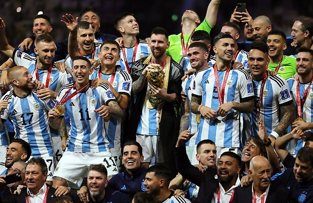 4,4 miljoen kijkers zien hoe Argentinië wereldbeker pakt.