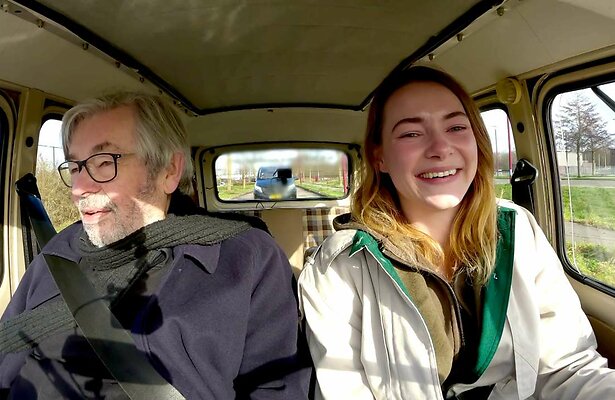 Maarten van Rossem en Emma Wortelboer in Wortelboer & Van Rossem