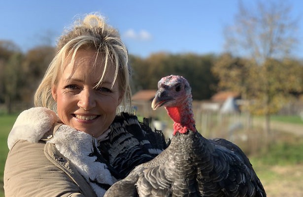 Boerenreünie onder de kerstboom