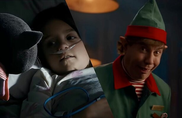 Kerstreclame HEMA en Albert Heijn