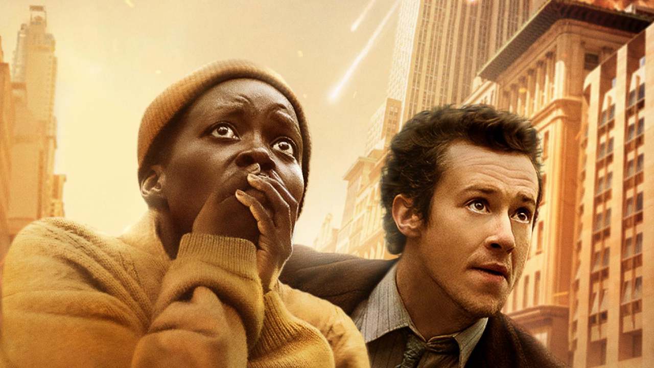 Lupita Nyong'o en Joseph Quinn in A Quiet Place: Day One