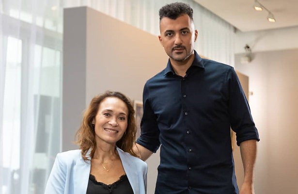 De glimlach van Bibian Mentel in Sterren op het doek