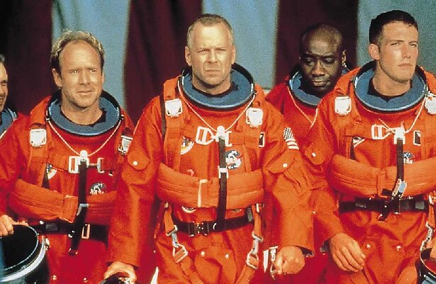 Bruce Willis en castleden Armageddon