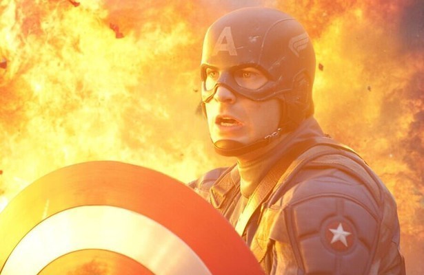 Chris Evans in Captain America: The First Avenger