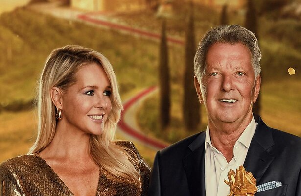 Chantal Janzen en Gerard voor De Golden Bachelor