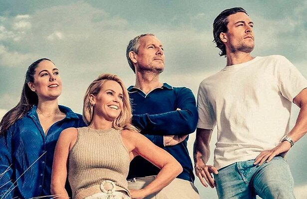 Marie, Ellen, Gert en Viktor Verhulst