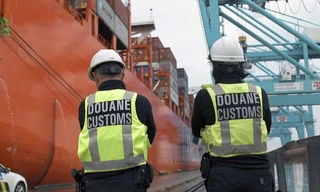 De douane in actie