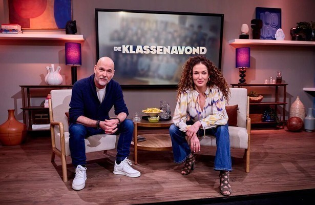 Rob Kamphues en Katja Schuurman voor De Klassenavond