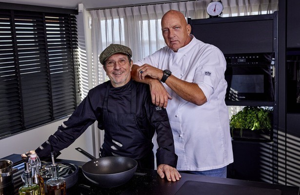 Herman den Blijker en Alain Caron