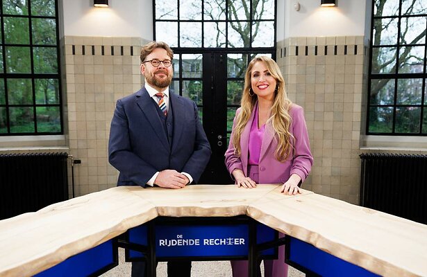 Mascha de Rooij met mr. John Reid