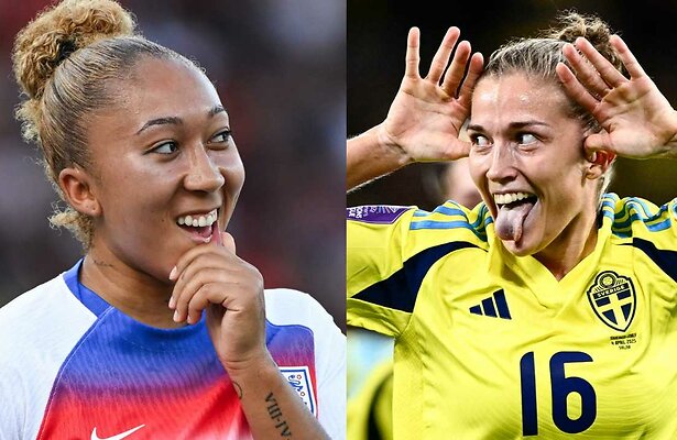 Lauren James van Engeland en Filippa Angeldahl van Zweden