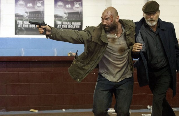 Dave Bautista met Pierce Brosnan in Final Score