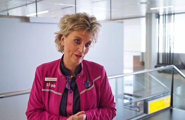 Josée in Schiphol Airport