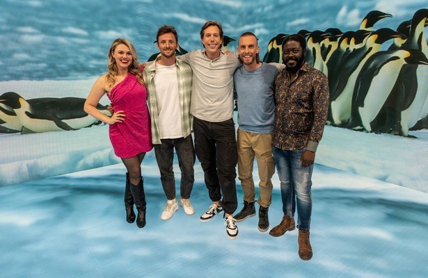 Lisa Loeb, Bart Vriends, Freek Vonks, Nathan Rutjes en André Dongelmans