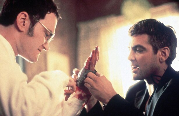 Quentin Tarantino en George Clooney in From Dusk Till Dawn